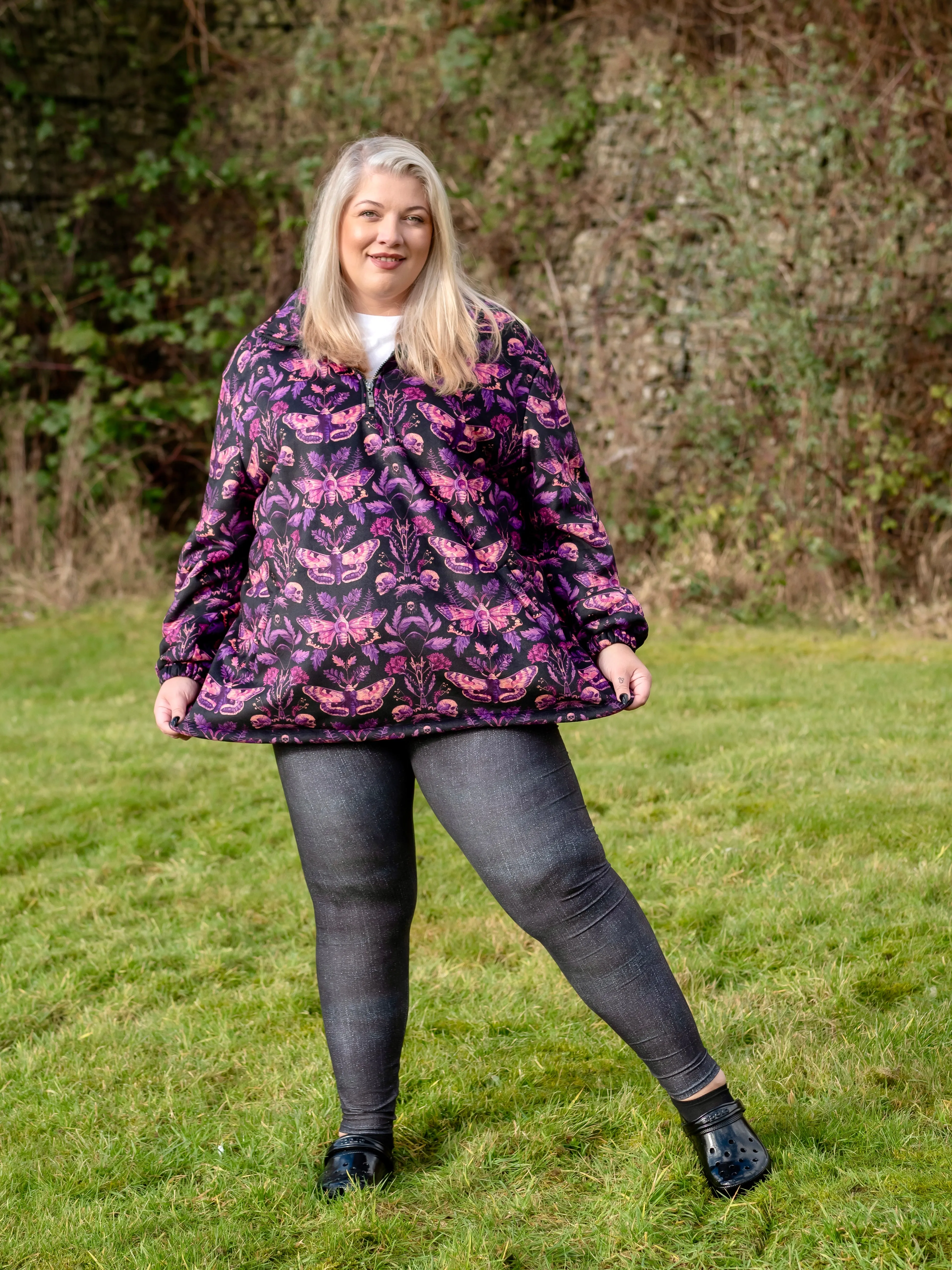 Black Washed Denim Look Super Soft Leggings