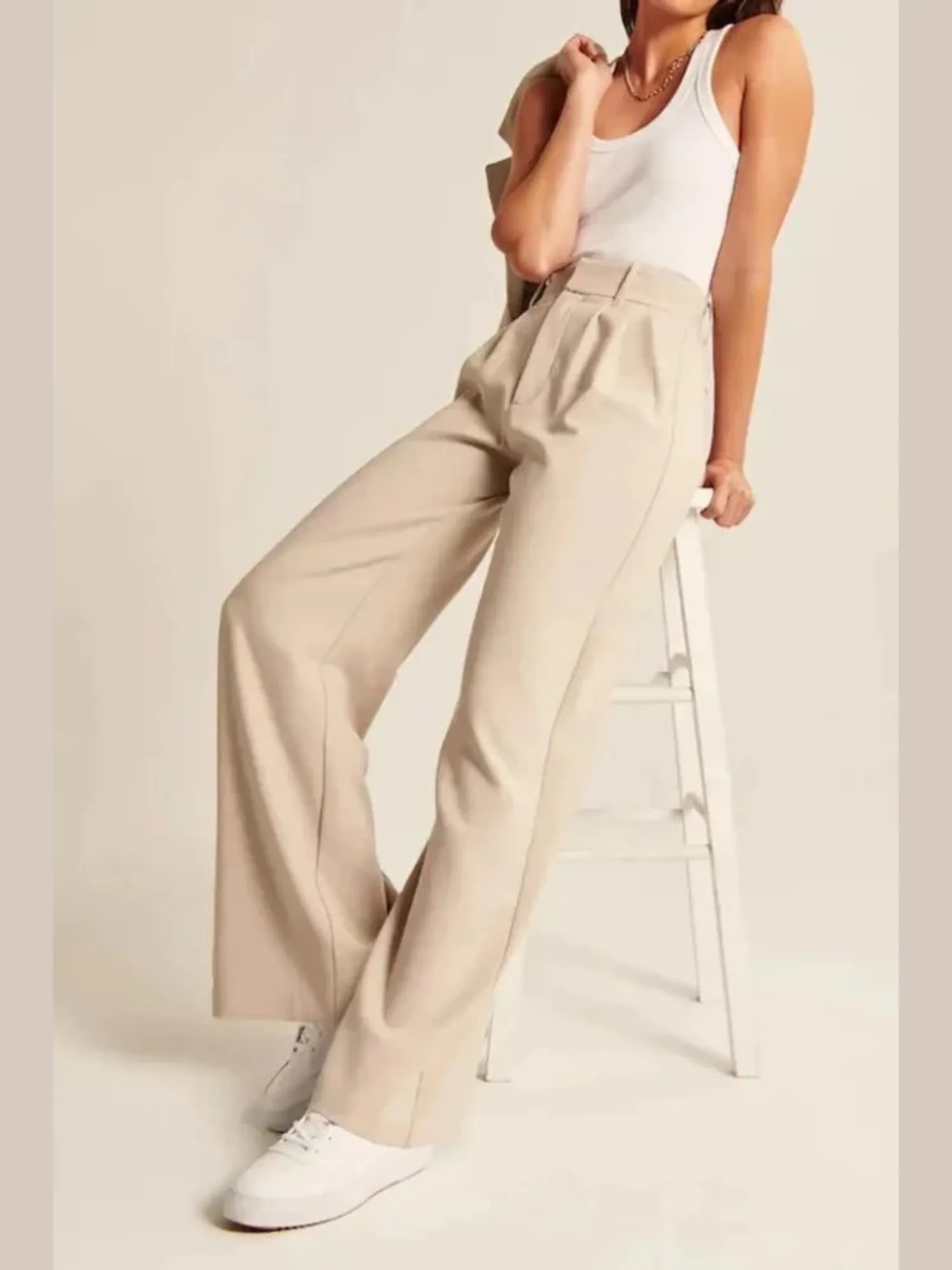 Cala Wide Leg Alfaiataria Modern Pants