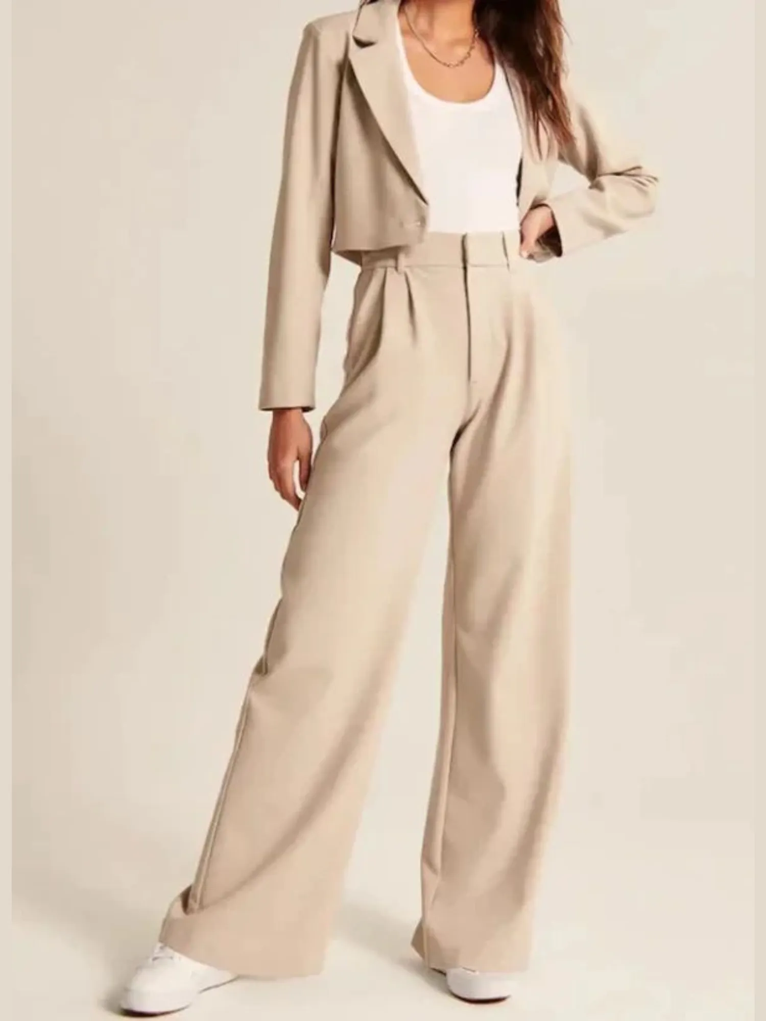 Cala Wide Leg Alfaiataria Modern Pants