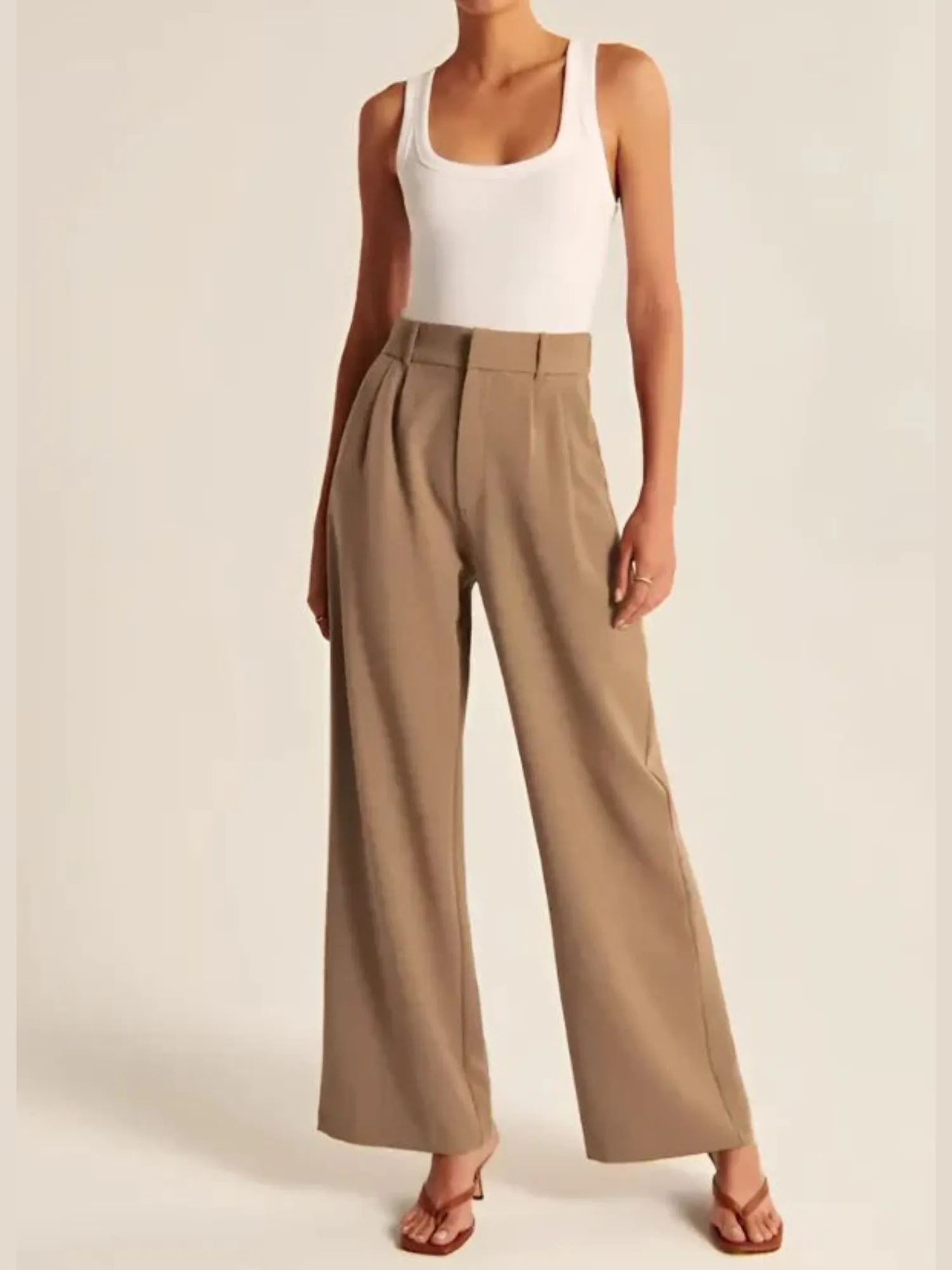 Cala Wide Leg Alfaiataria Modern Pants