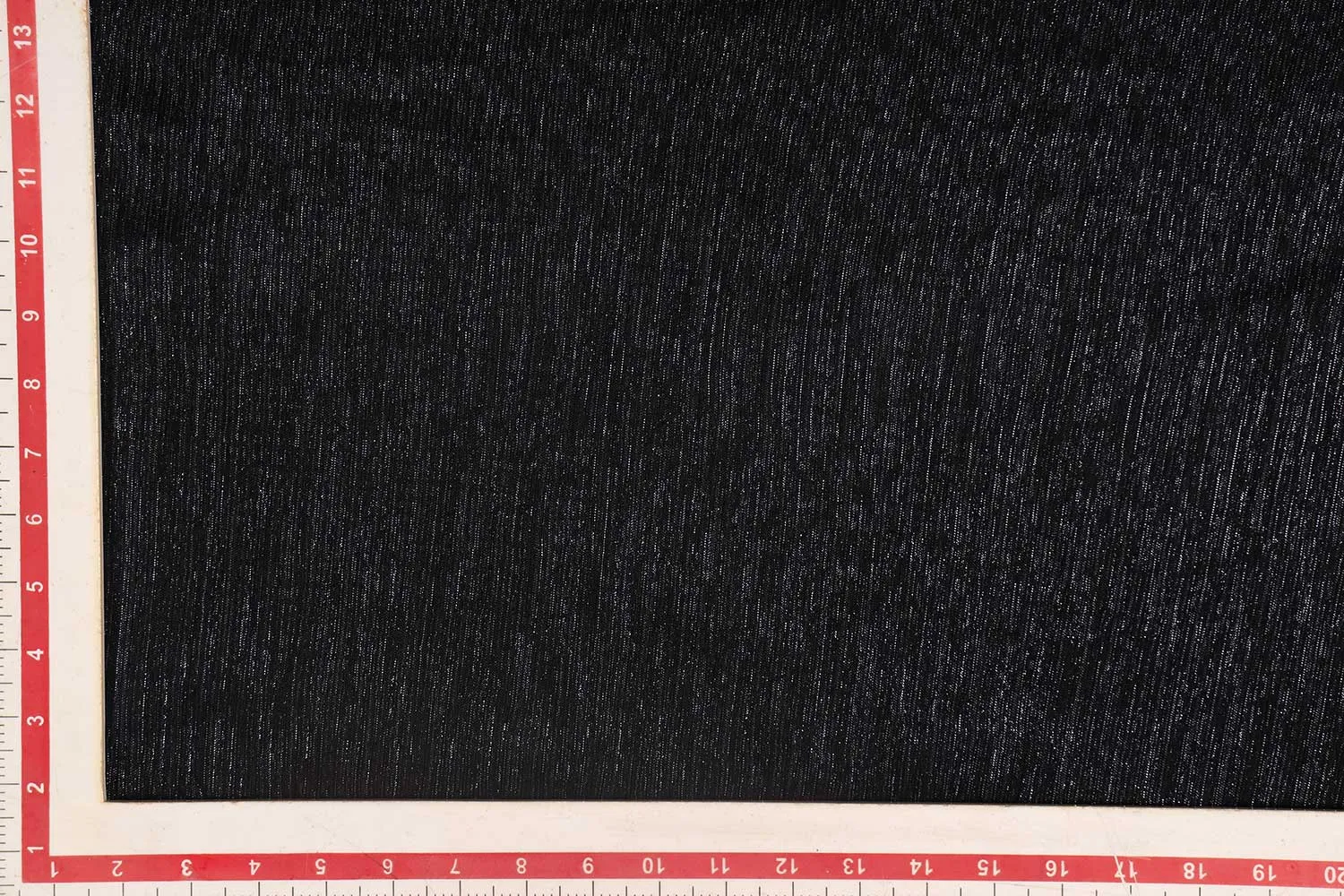 Dark Blue Pleated Lurex Knit Fabric