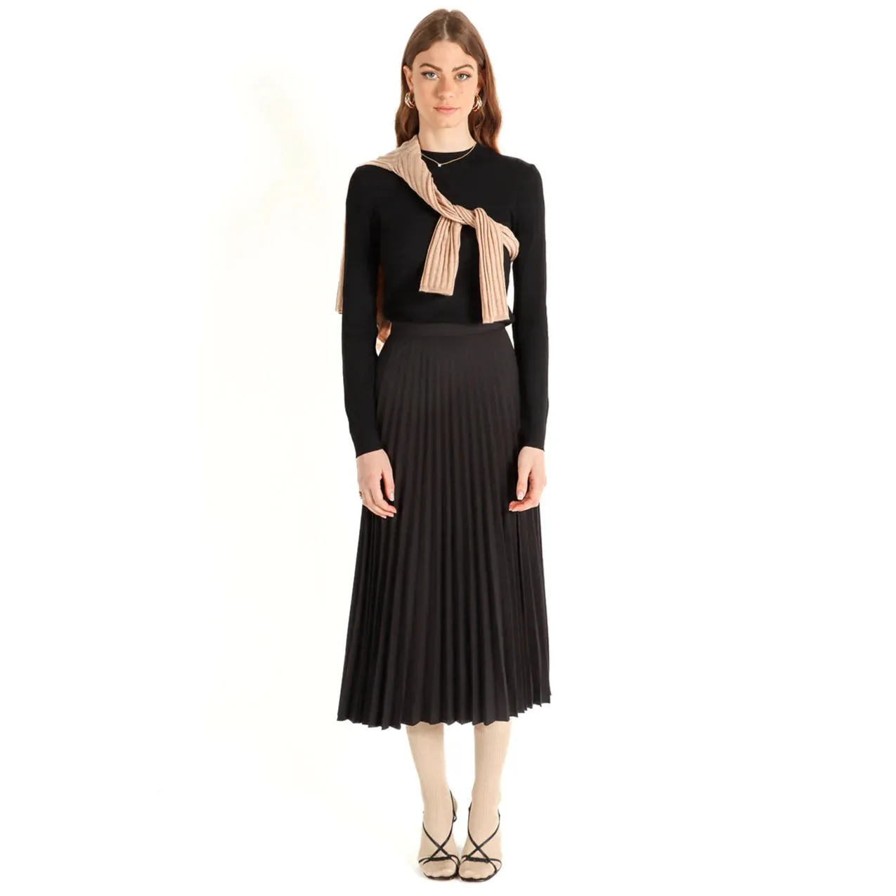 Ladies Accordion Pleated Skirt, BGDK