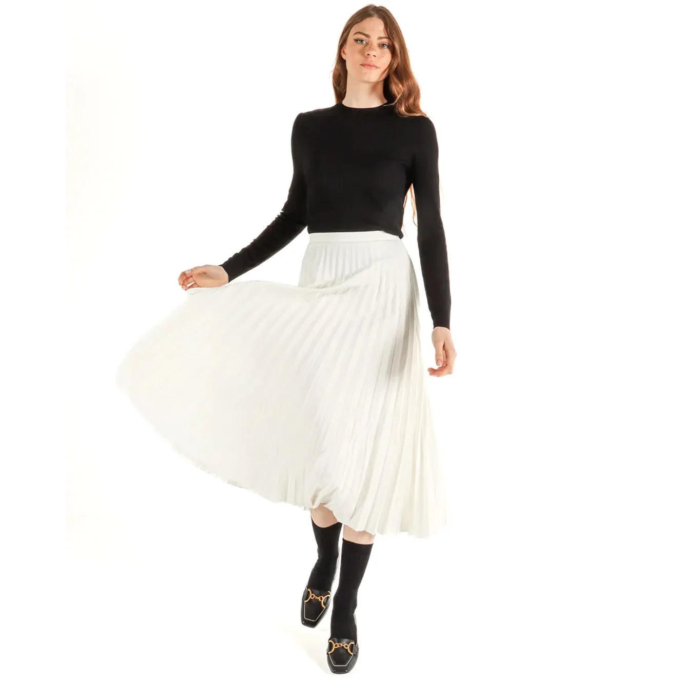 Ladies Accordion Pleated Skirt, BGDK