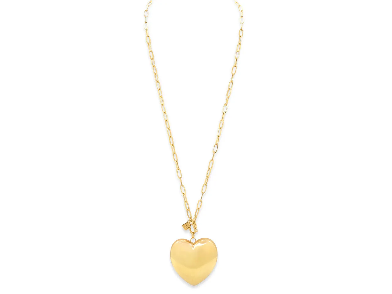 Lauren Rubinski Heart Necklace in 14K Gold