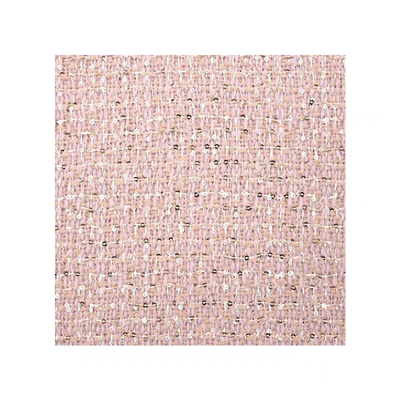 Light luxury sequined small fragrance fabric, wool high-definition tweed clothing fabric, designer handmade DIY luggage, shoes and hats