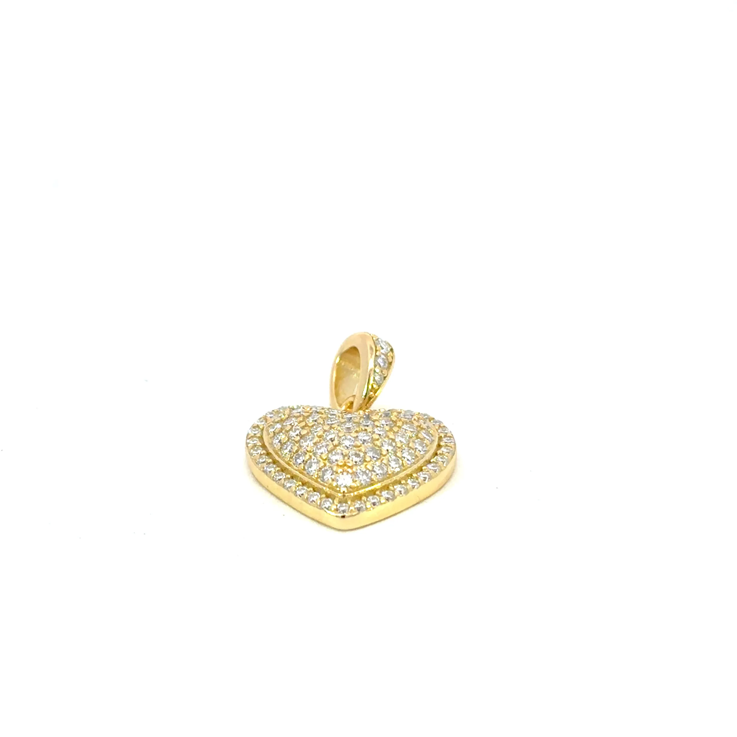 MPM-49 (Moissanite Silver Heart Pendant)