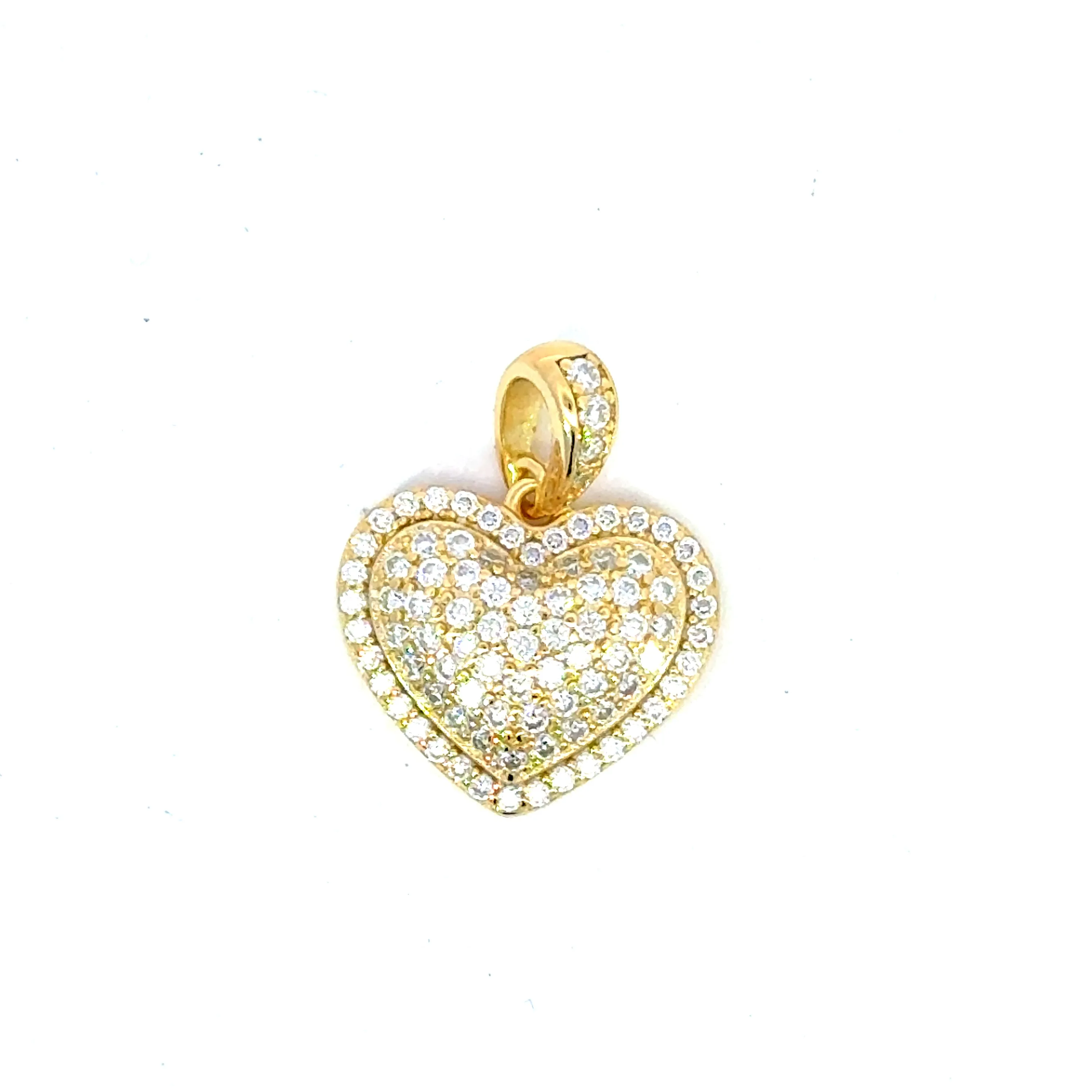 MPM-49 (Moissanite Silver Heart Pendant)