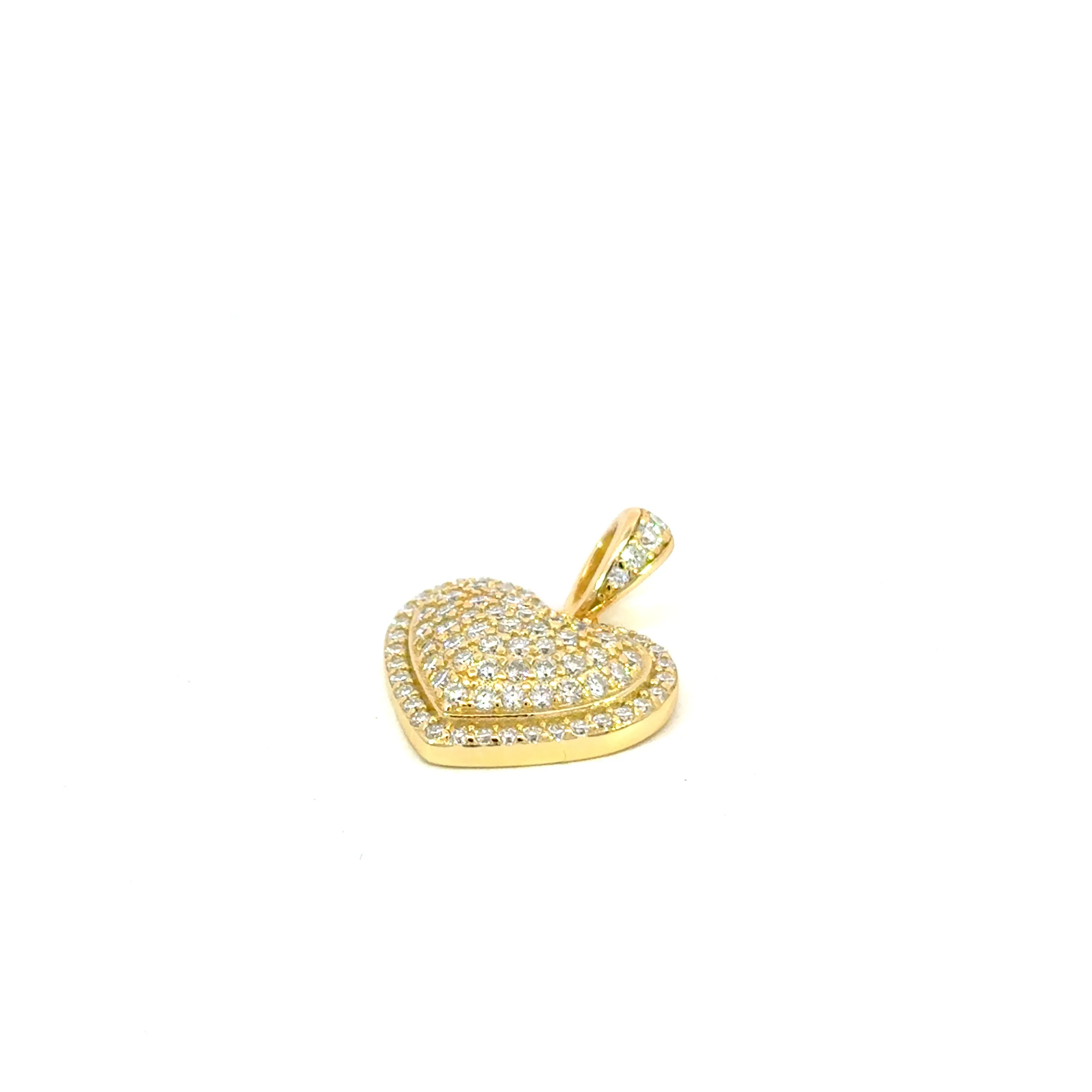 MPM-49 (Moissanite Silver Heart Pendant)