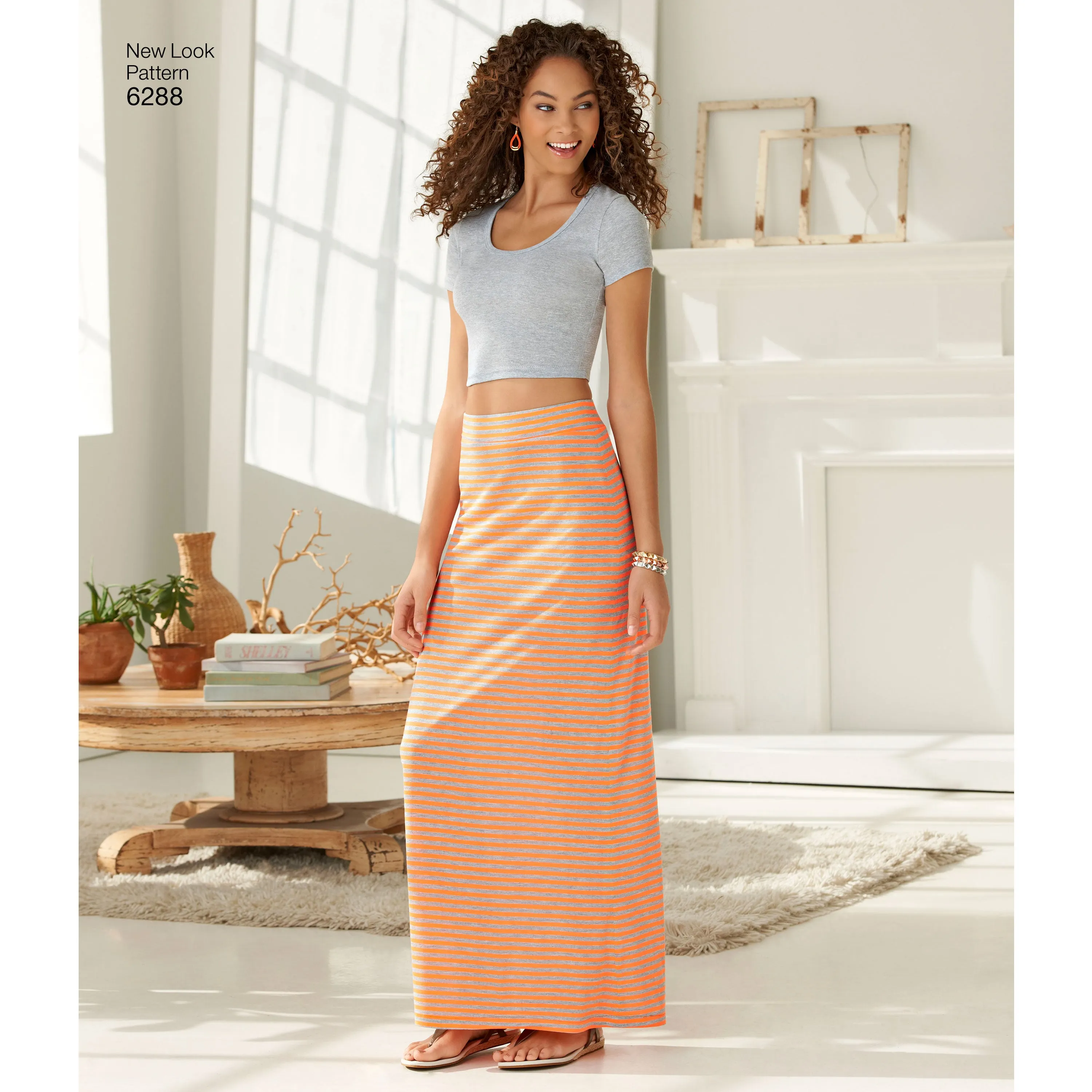 New Look Sewing Pattern 6288 - Misses' Pull on Knit Skirts