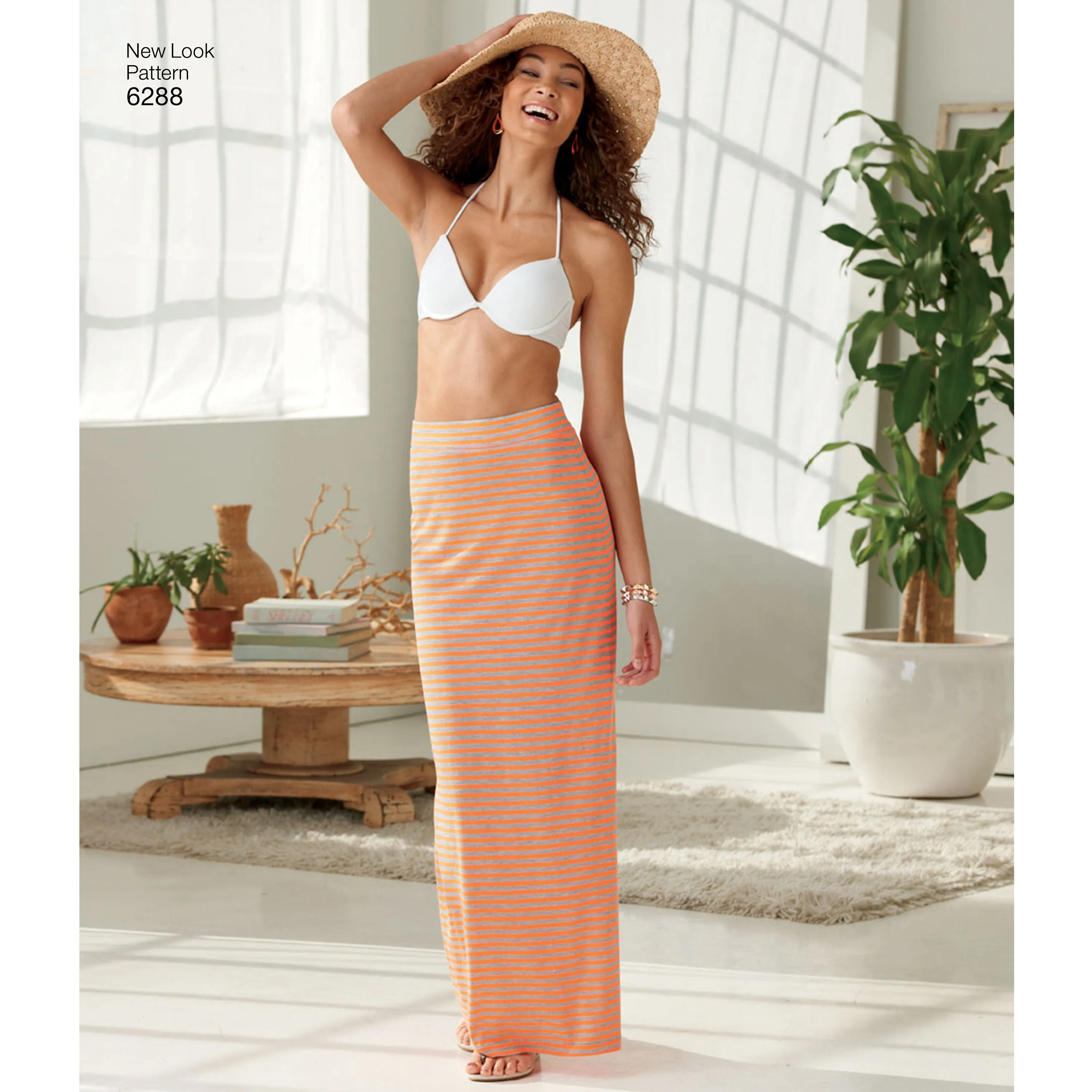 New Look Sewing Pattern 6288 - Misses' Pull on Knit Skirts