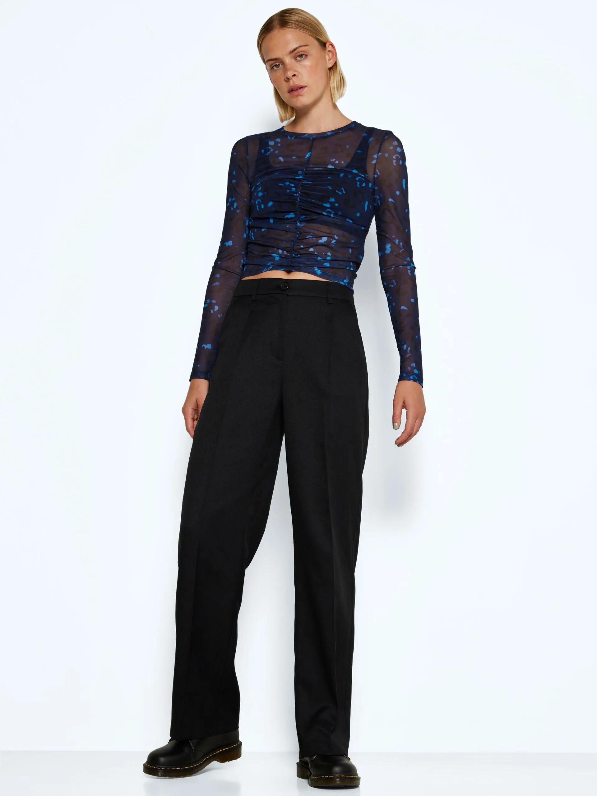 Noisy May Drewie High Waisted Straight Leg Pants