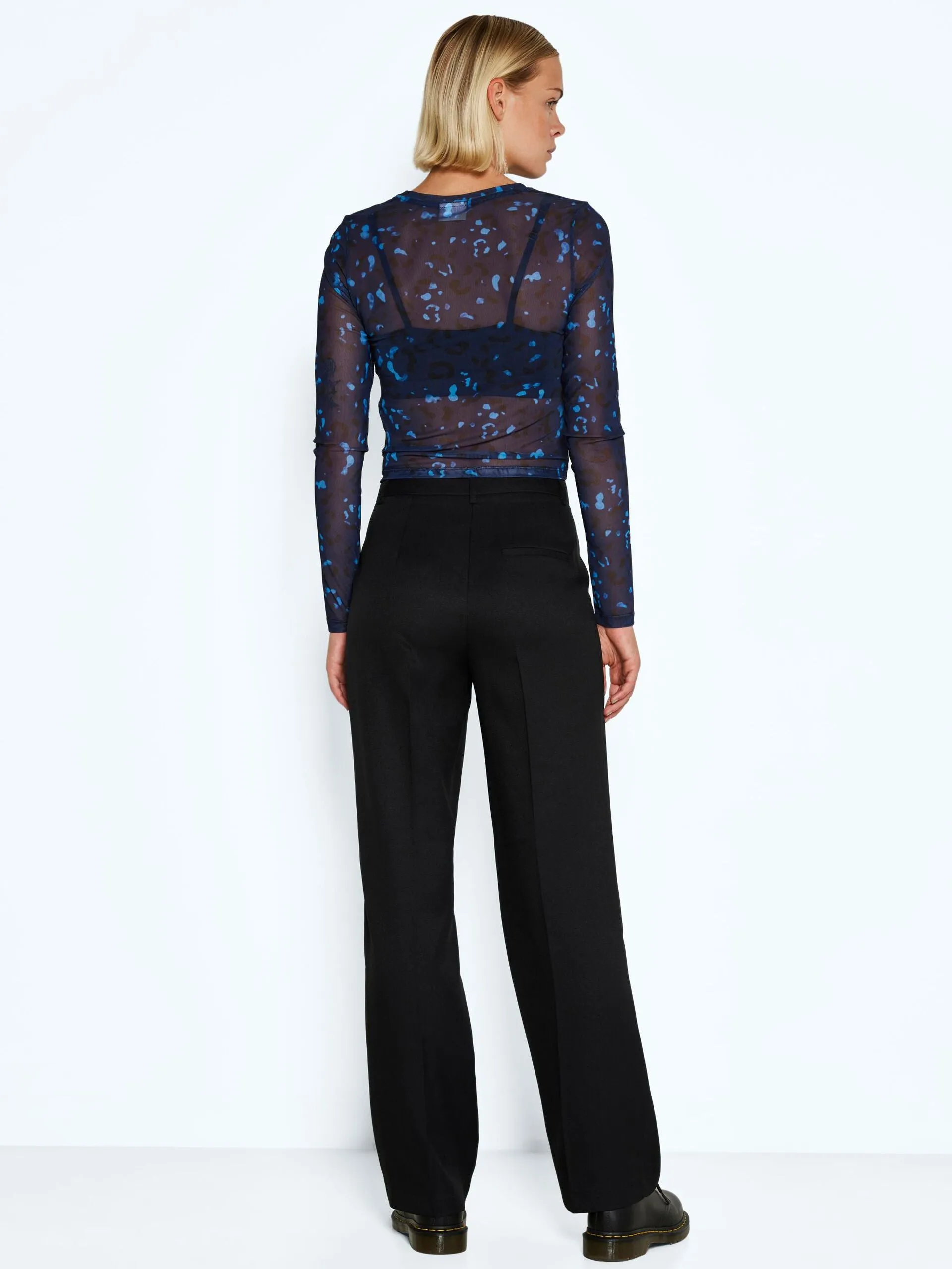 Noisy May Drewie High Waisted Straight Leg Pants