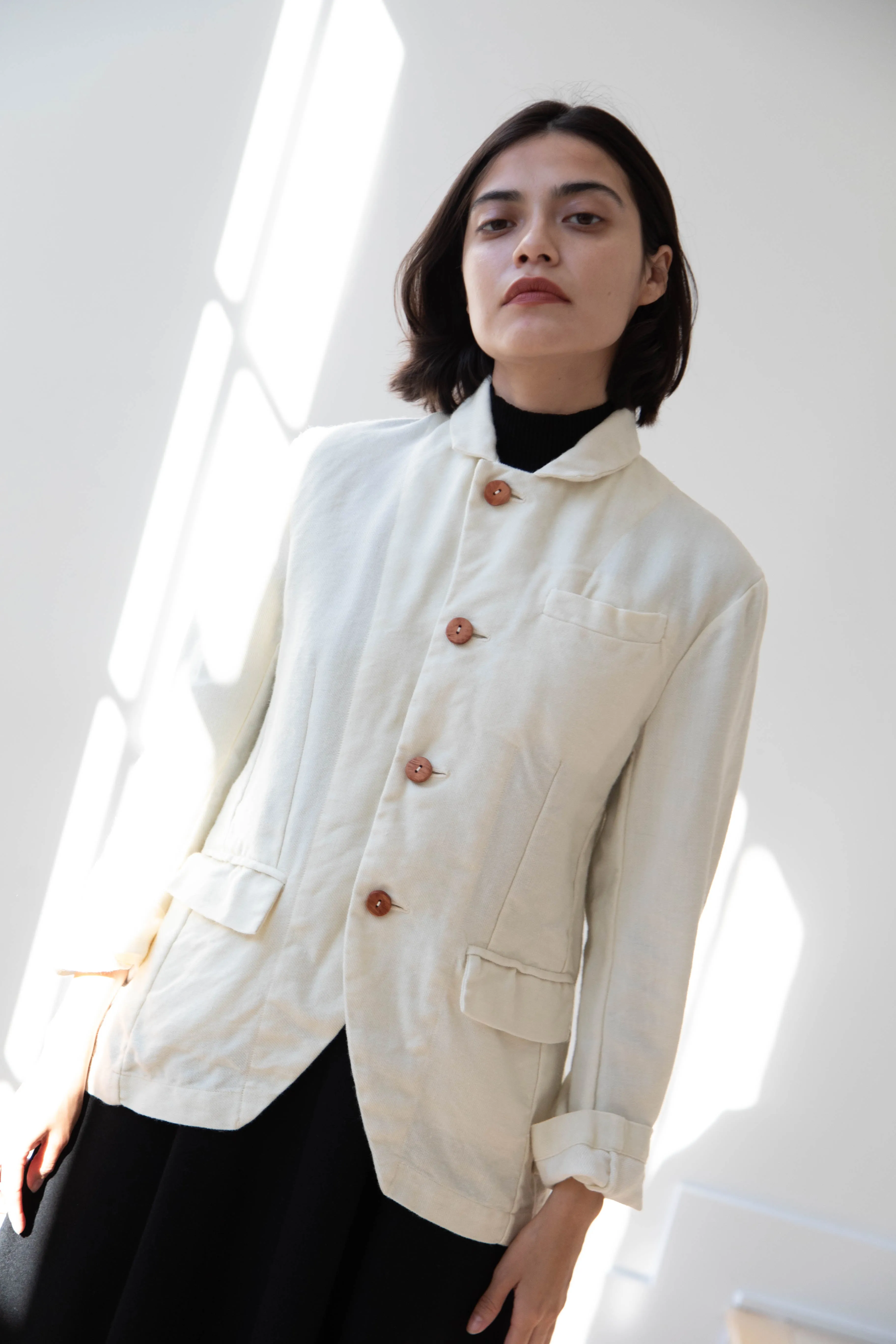 Risa Nakamura | Jacket "E" in Washed Wool