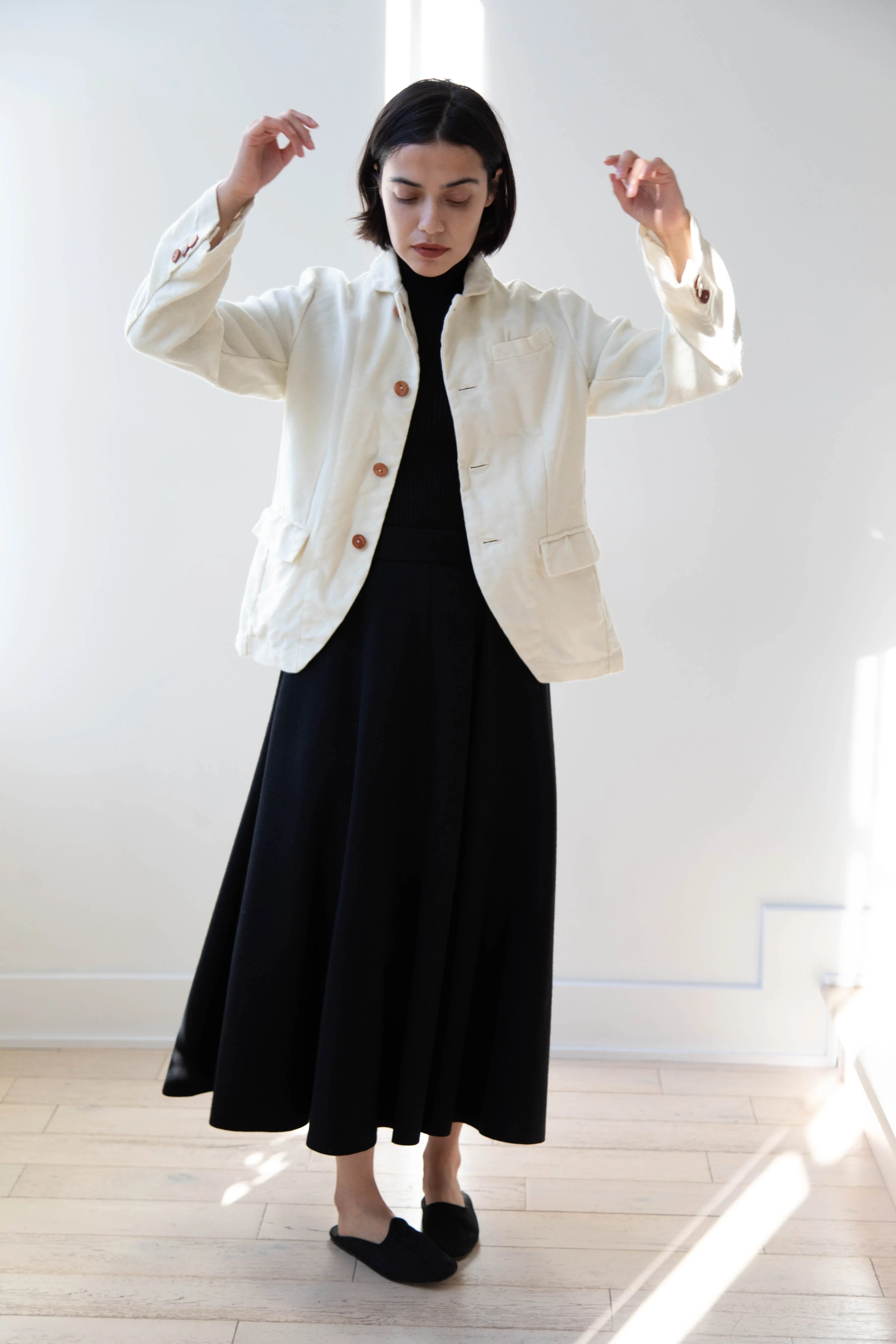 Risa Nakamura | Jacket "E" in Washed Wool