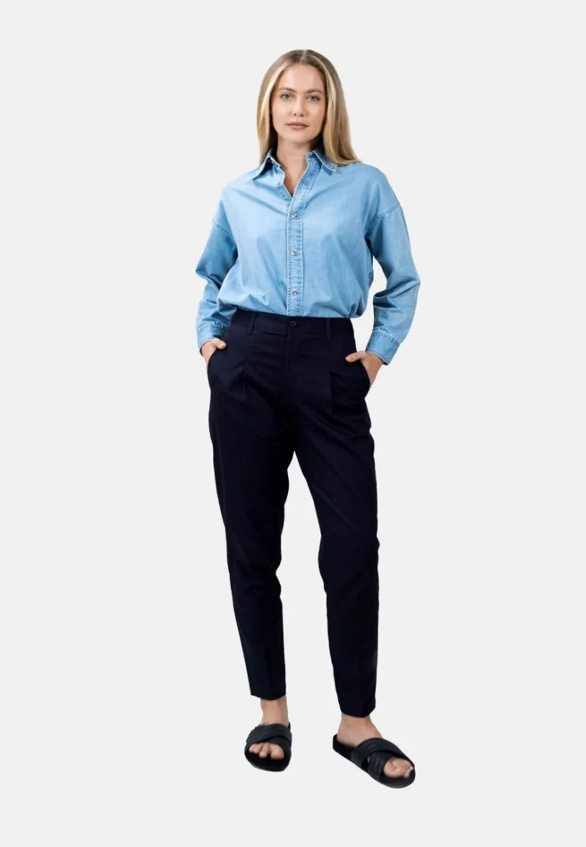 Salo QVD Tapered Trousers in Blackbird