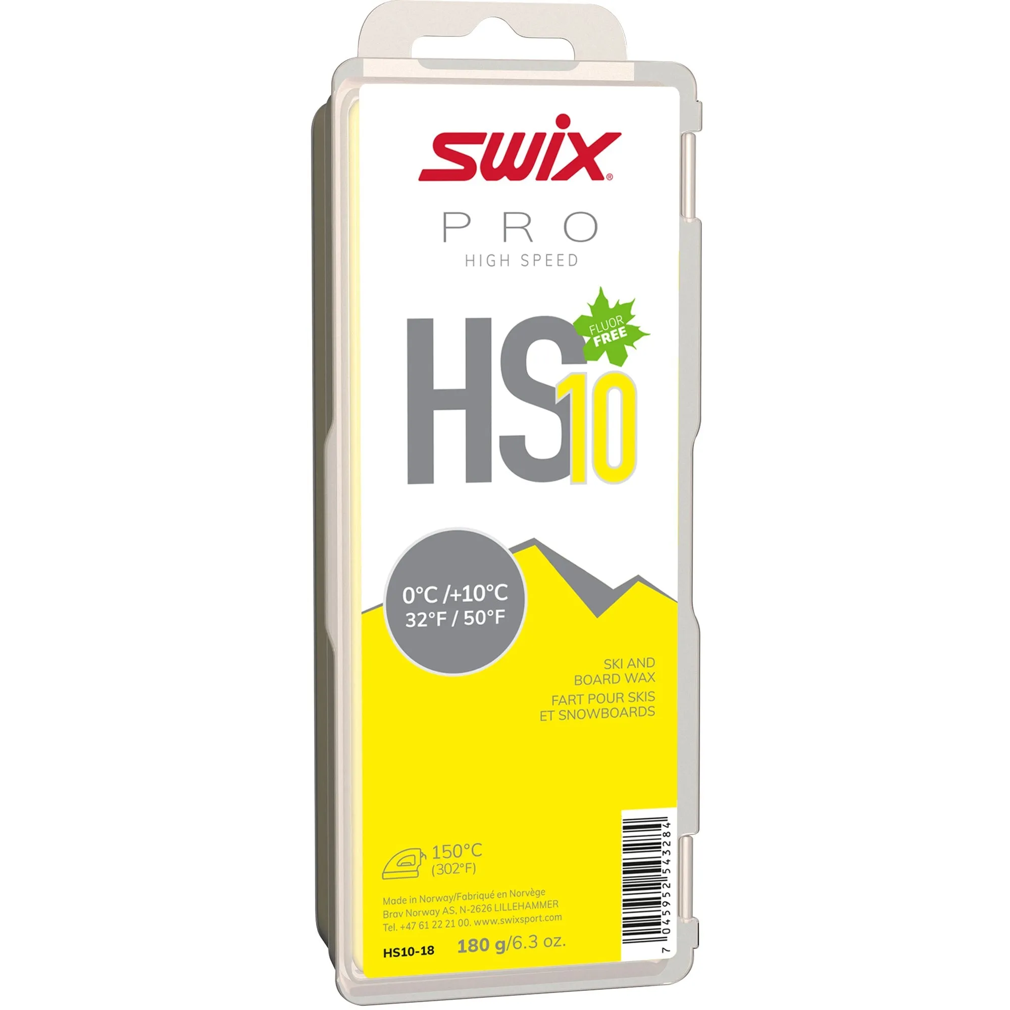 Swix HS10 Yellow Melt Glider