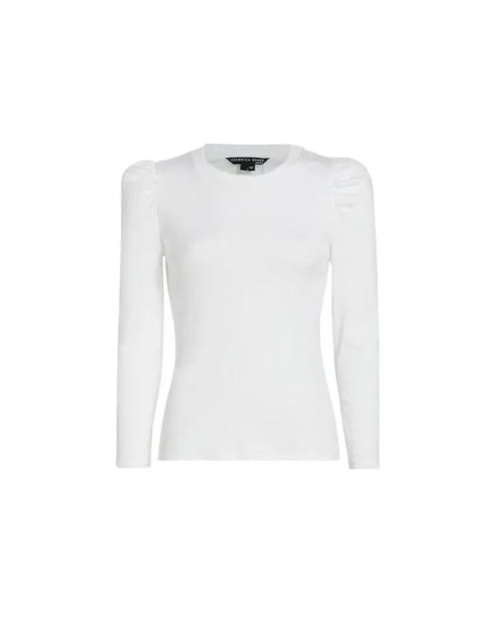 Veronica Beard Britney Puff Sleeve Top
