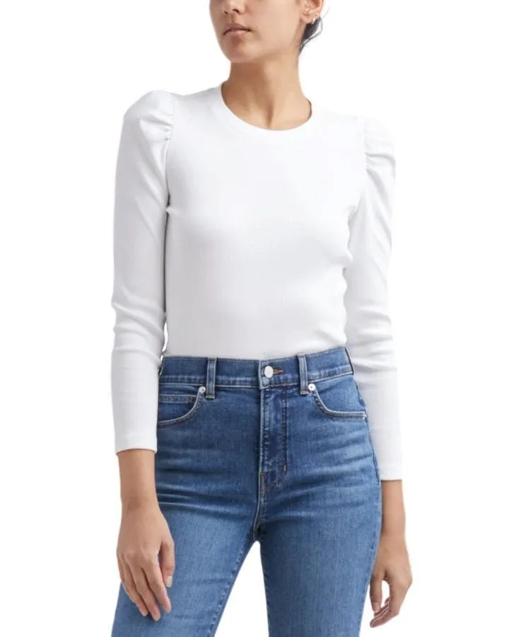 Veronica Beard Britney Puff Sleeve Top
